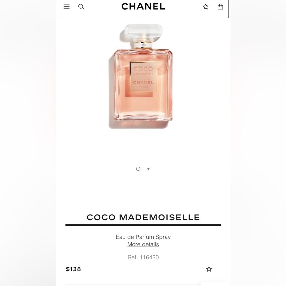 BARELY USED COCO CHANEL PERFUME 1.7OZ